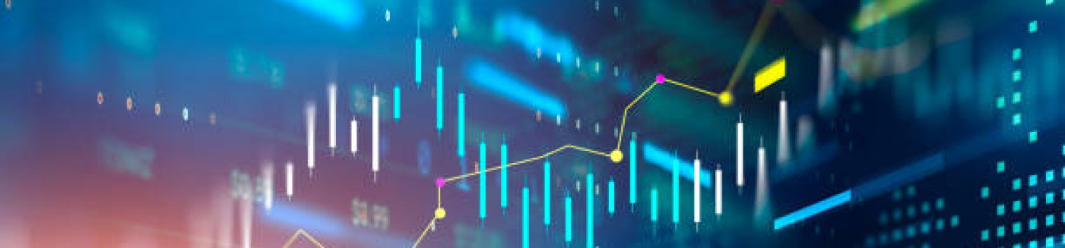 Digitally Generated Currency and Exchange Stock Chart for Finance and Economy Based Computer Software and Coding Display