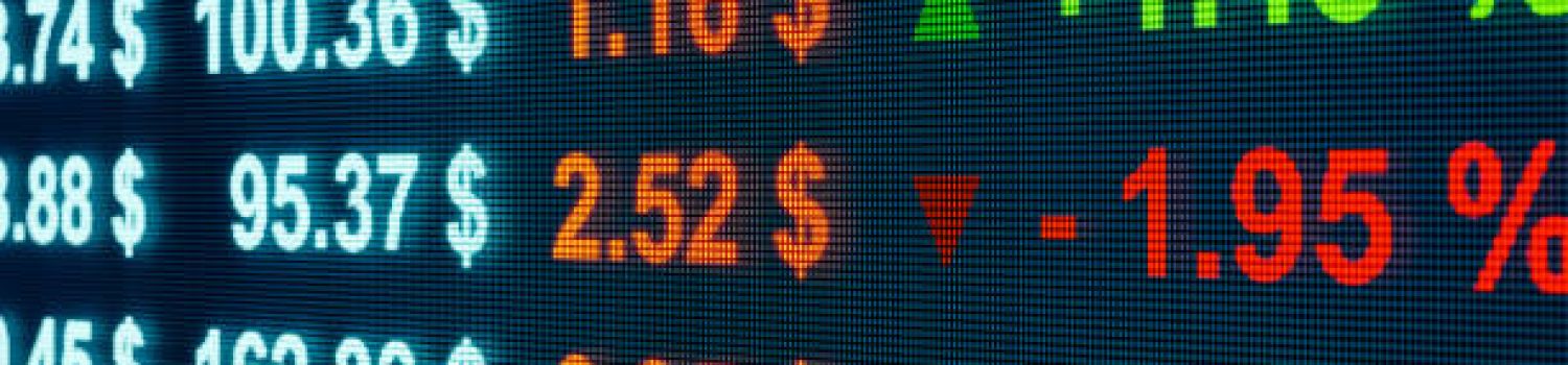 Stock exchange concept, 3D illustration.
